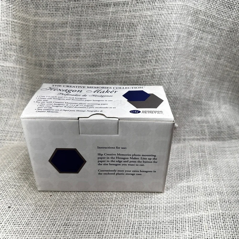 Creative Memories Hexagon Maker Double Paper Punch 1.25‎ and 1.5 Inch 6203520703